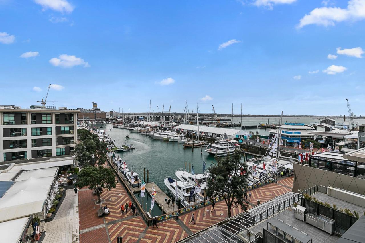 Ferienwohnung Dazzling Sea Views - Heart Of The Viaduct Auckland Exterior foto